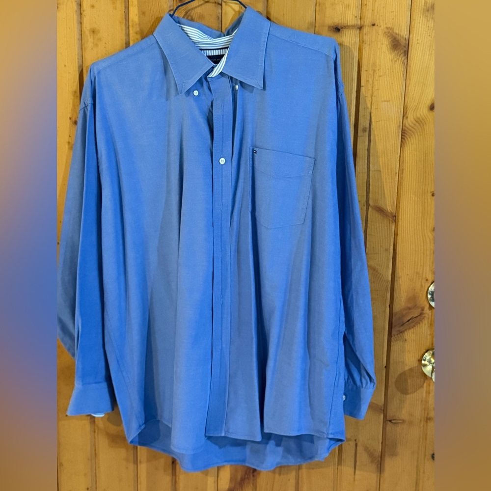 Tommy Hilfiger Men's Blue Shirt XL
